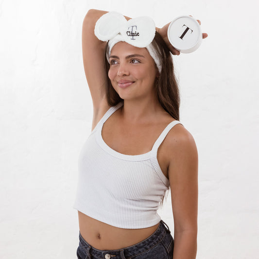 White Butterfly cosmetic Headband