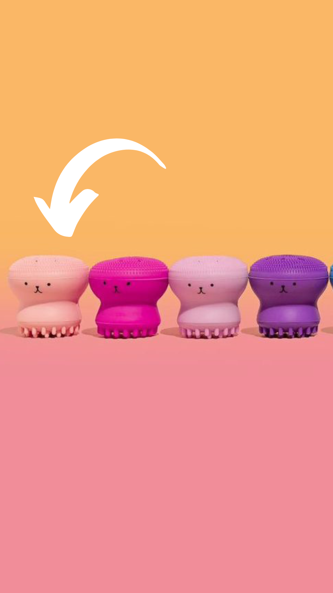 Octopus Silicone Cleansing & Massaging Brush