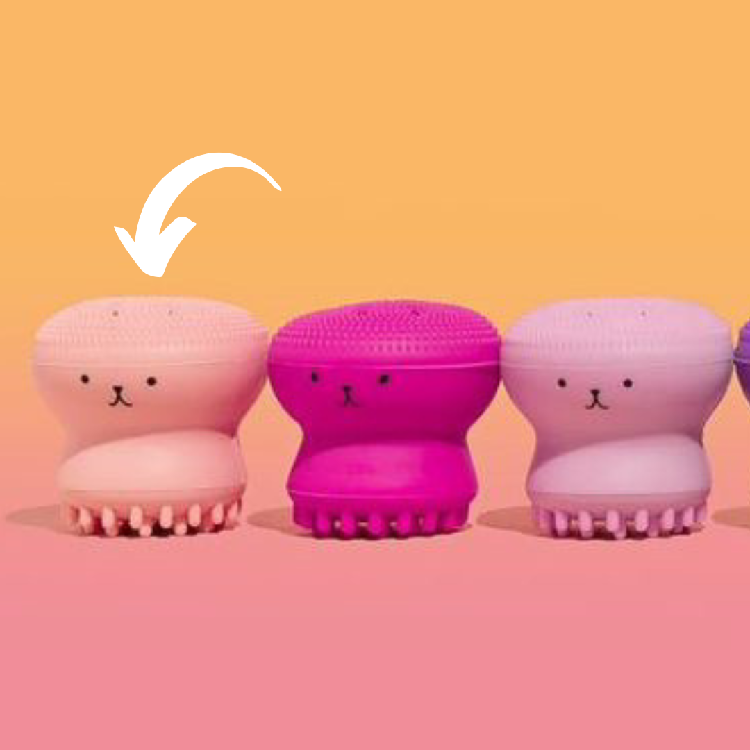 Octopus Silicone Cleansing & Massaging Brush