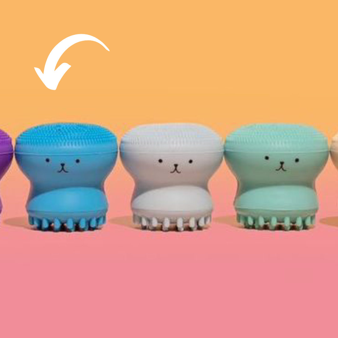 Octopus Silicone Cleansing & Massaging Brush