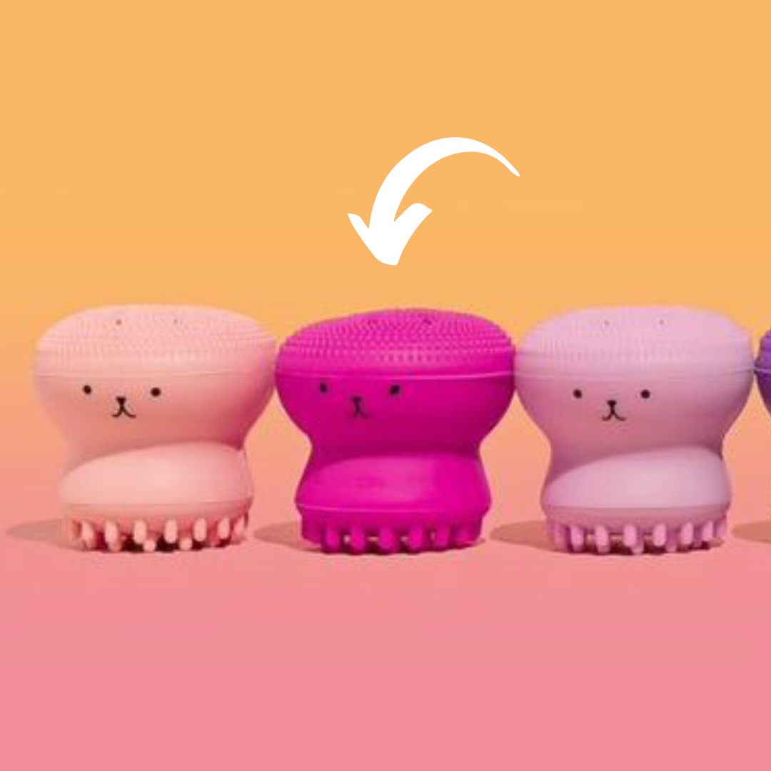 Octopus Silicone Cleansing & Massaging Brush