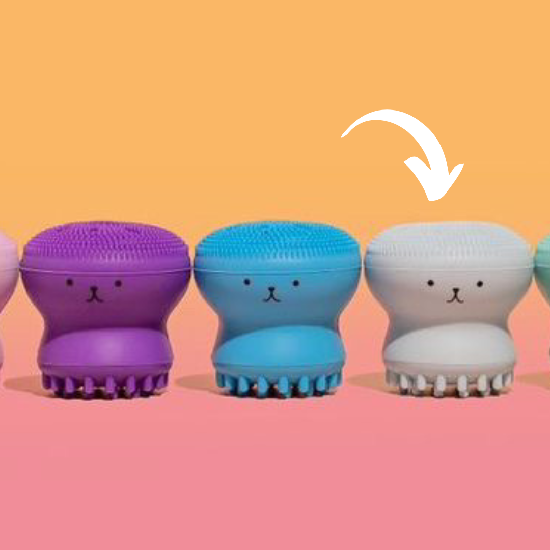 Octopus Silicone Cleansing & Massaging Brush