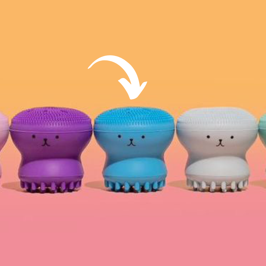 Octopus Silicone Cleansing & Massaging Brush