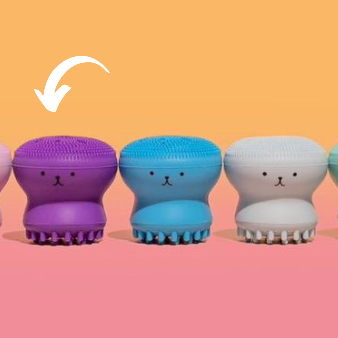 Octopus Silicone Cleansing & Massaging Brush