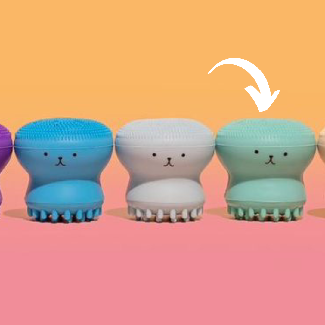 Octopus Silicone Cleansing & Massaging Brush