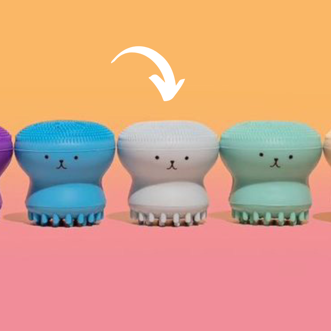 Octopus Silicone Cleansing & Massaging Brush
