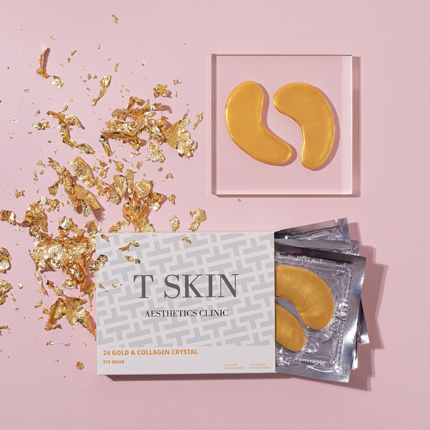 24k Gold & Collagen Crystal Eye Mask