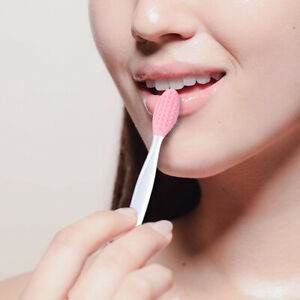 Blue Dual-Sided Silicone Lip Brush